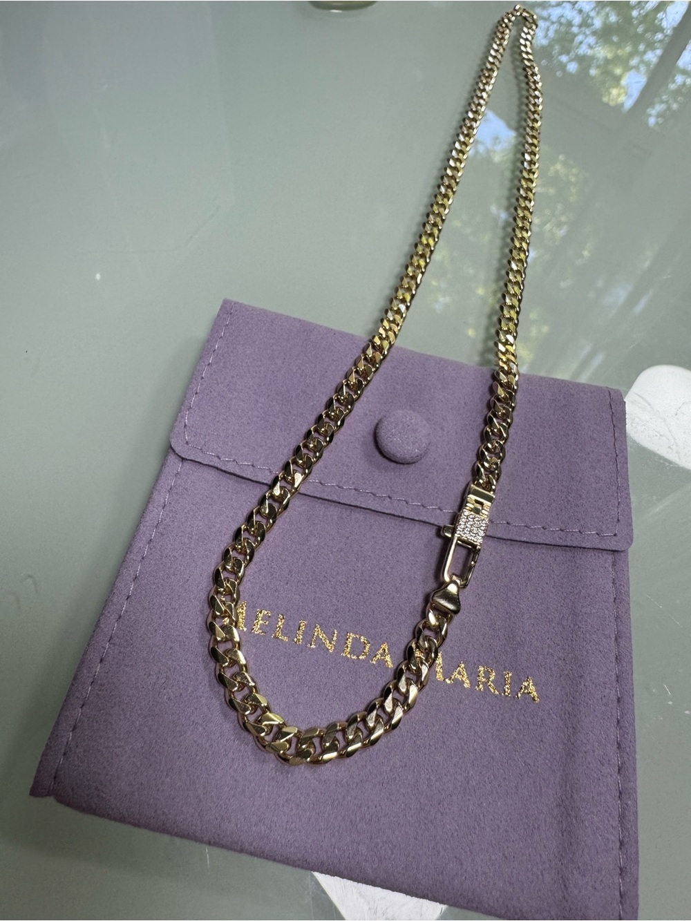 SALE 🎉 Melinda Maria Julian Cuban Chain - Picture 2 of 6